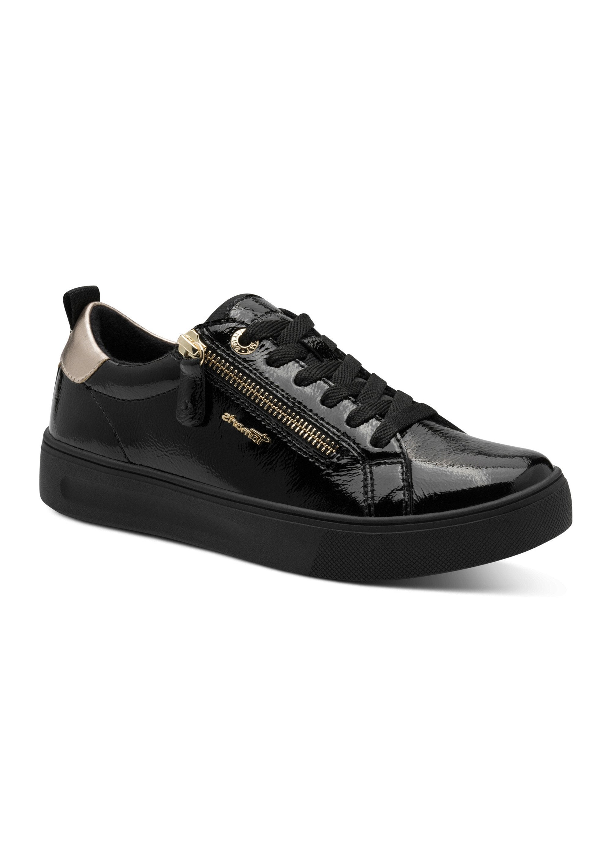 Thick-soled_sneakers_with_zip_and_laces_Black_varnish_FA1_slim