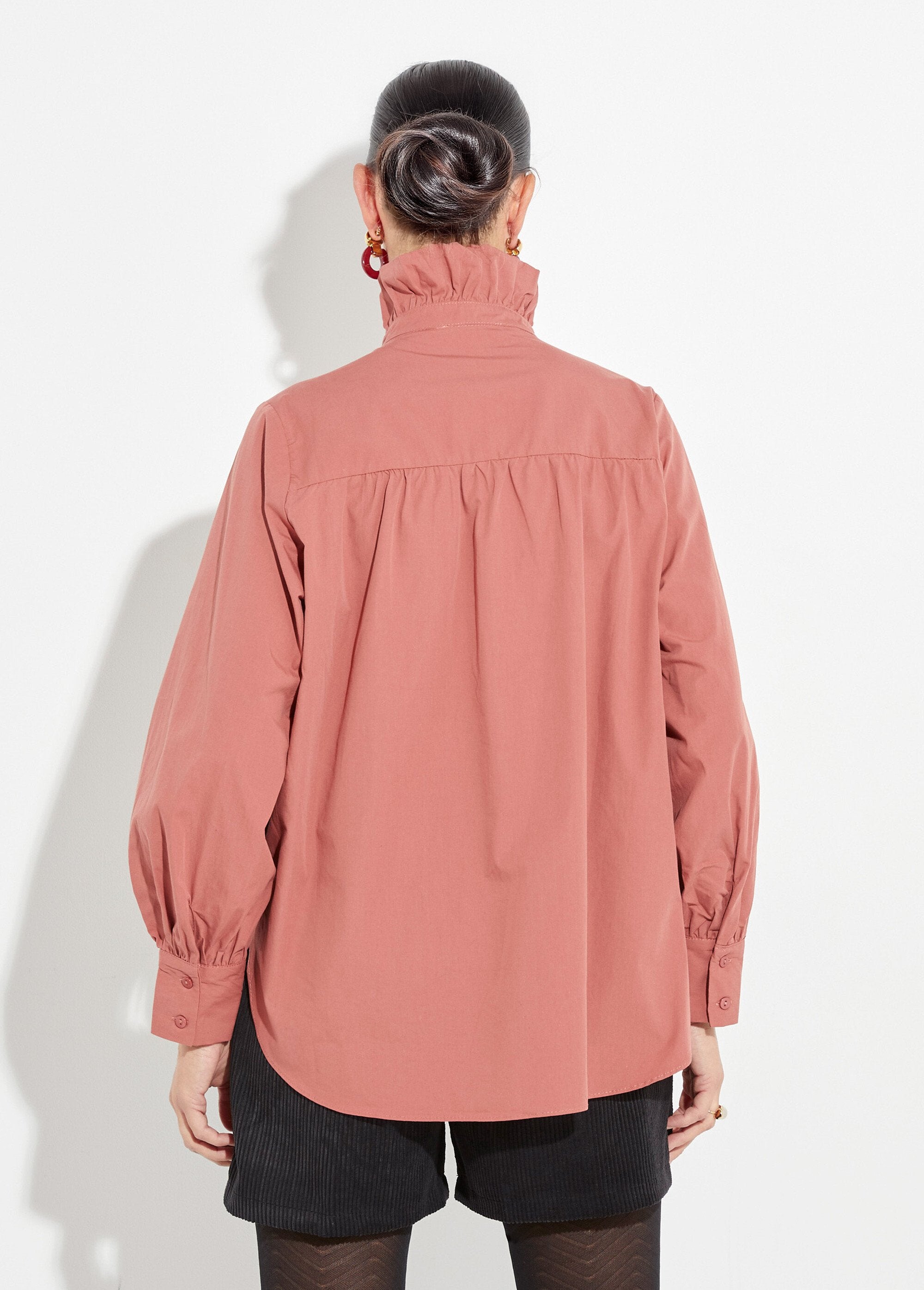 Blouse_with_a_pleated_high_collar_Terracotta_DO1_slim