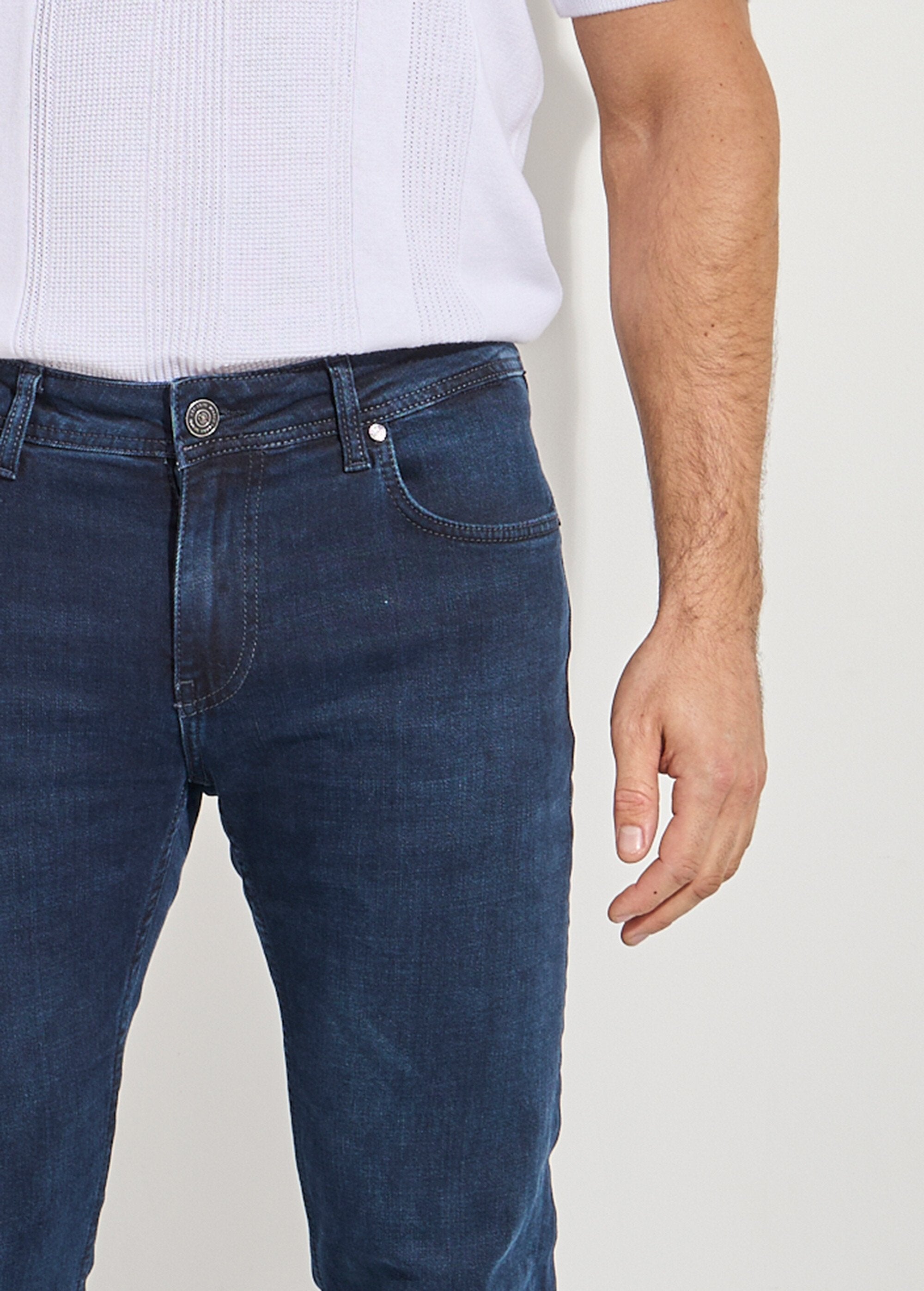 Jean_droit_5_poches_denim_stretch_Marine_DE1_slim
