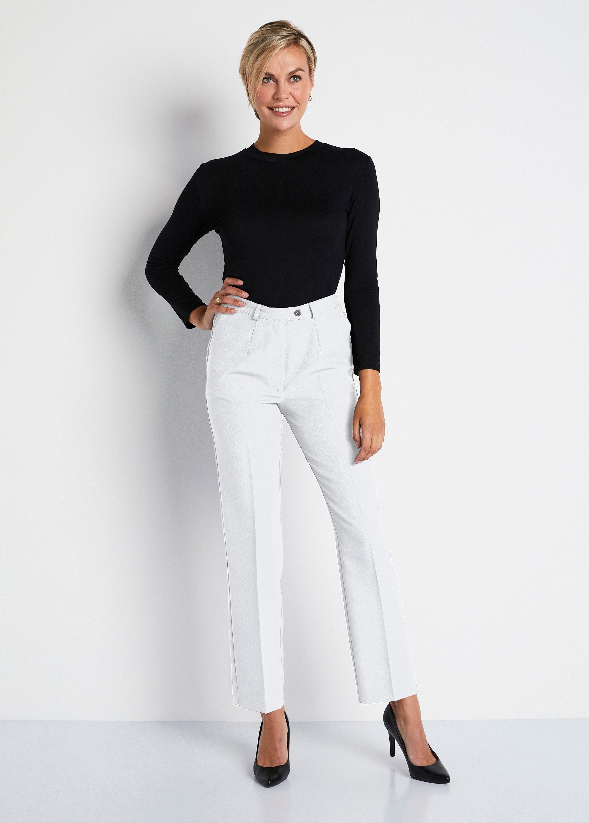 Straight_pants_with_semi-elasticated_waist,_wrinkle-free_fabric_White_SF1_slim