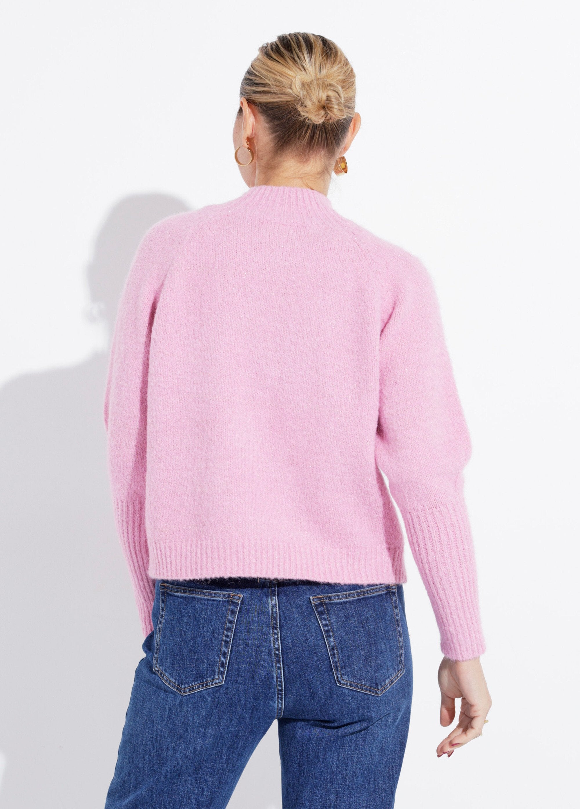 Shiny_knit_high_neck_sweater_Pink_DO1_slim