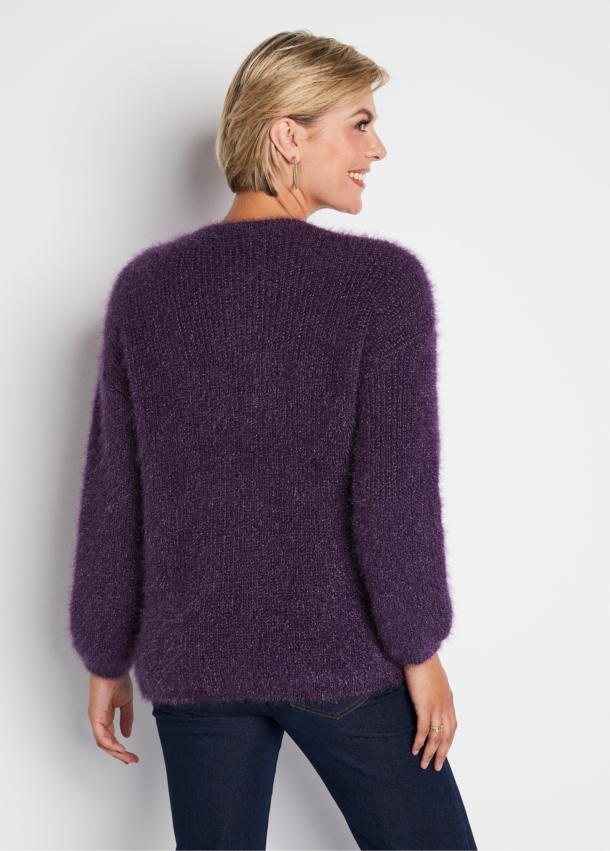 Soft_colorblock_hairy_knit_sweater_Blackcurrant_and_ecru_DO1_slim