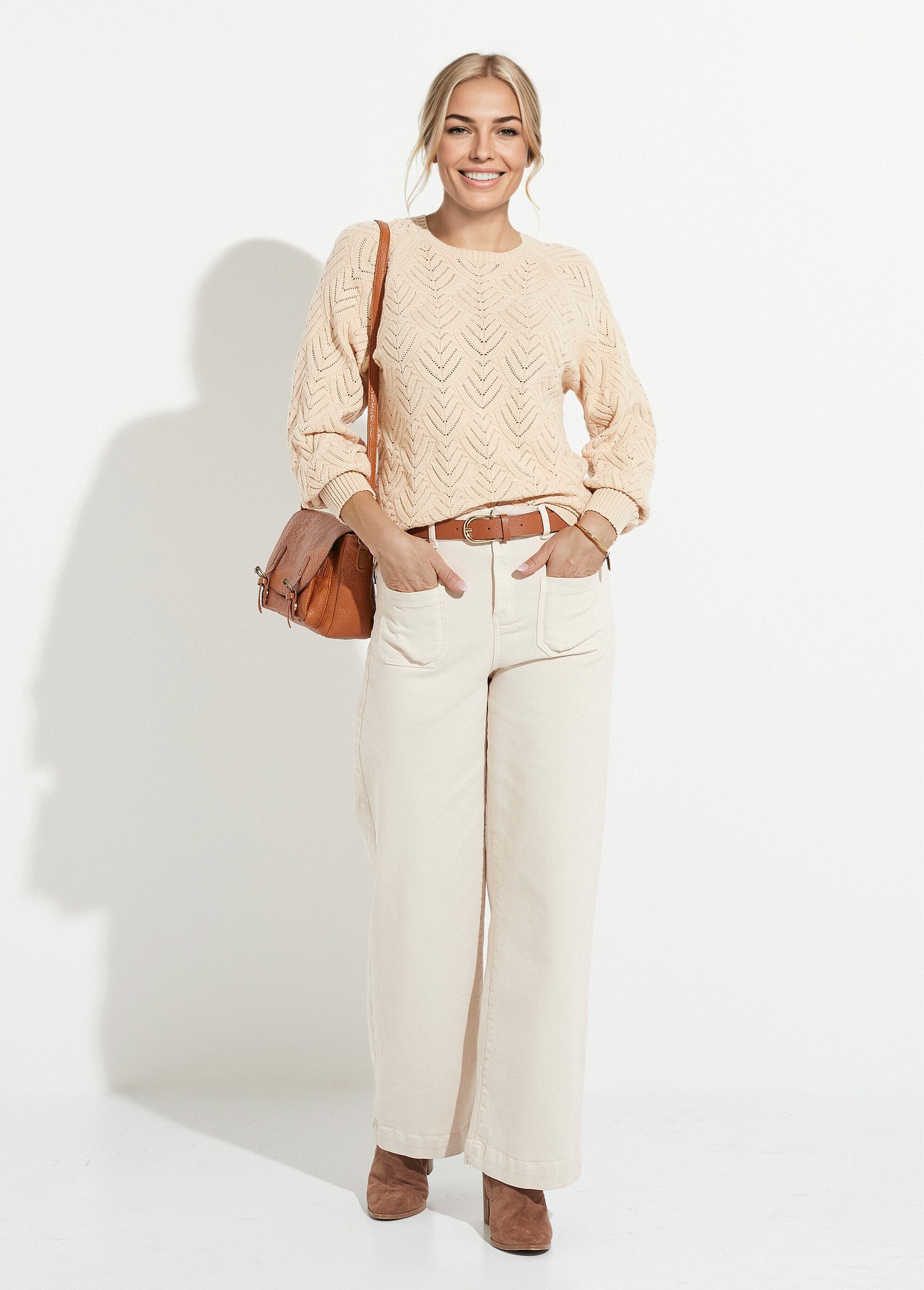 Soft_short_round_neck_sweater_with_openwork_pattern_Beige_SF1_slim