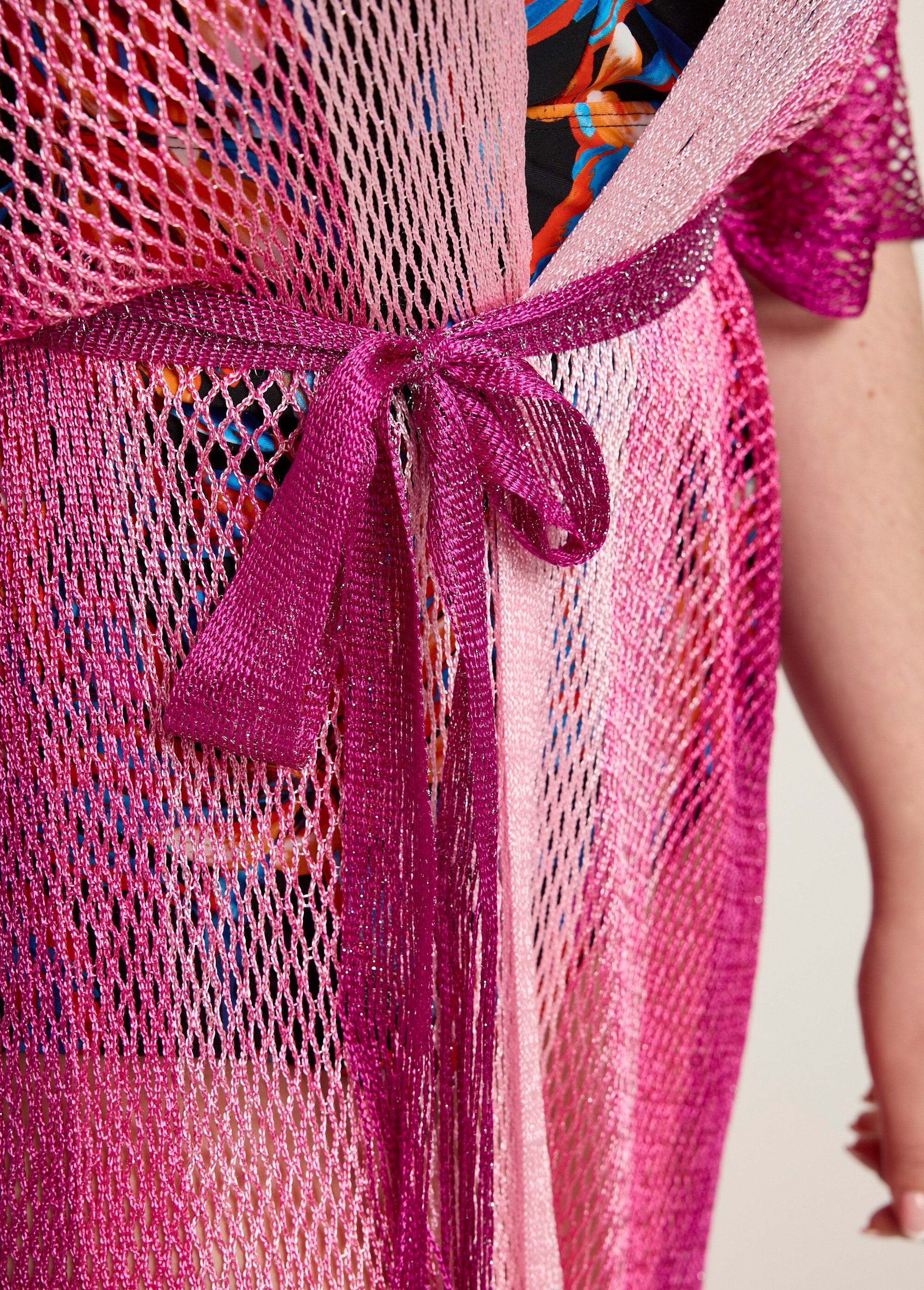 Multicolored_mesh_beach_dress_Fuchsia_DE2_curvy