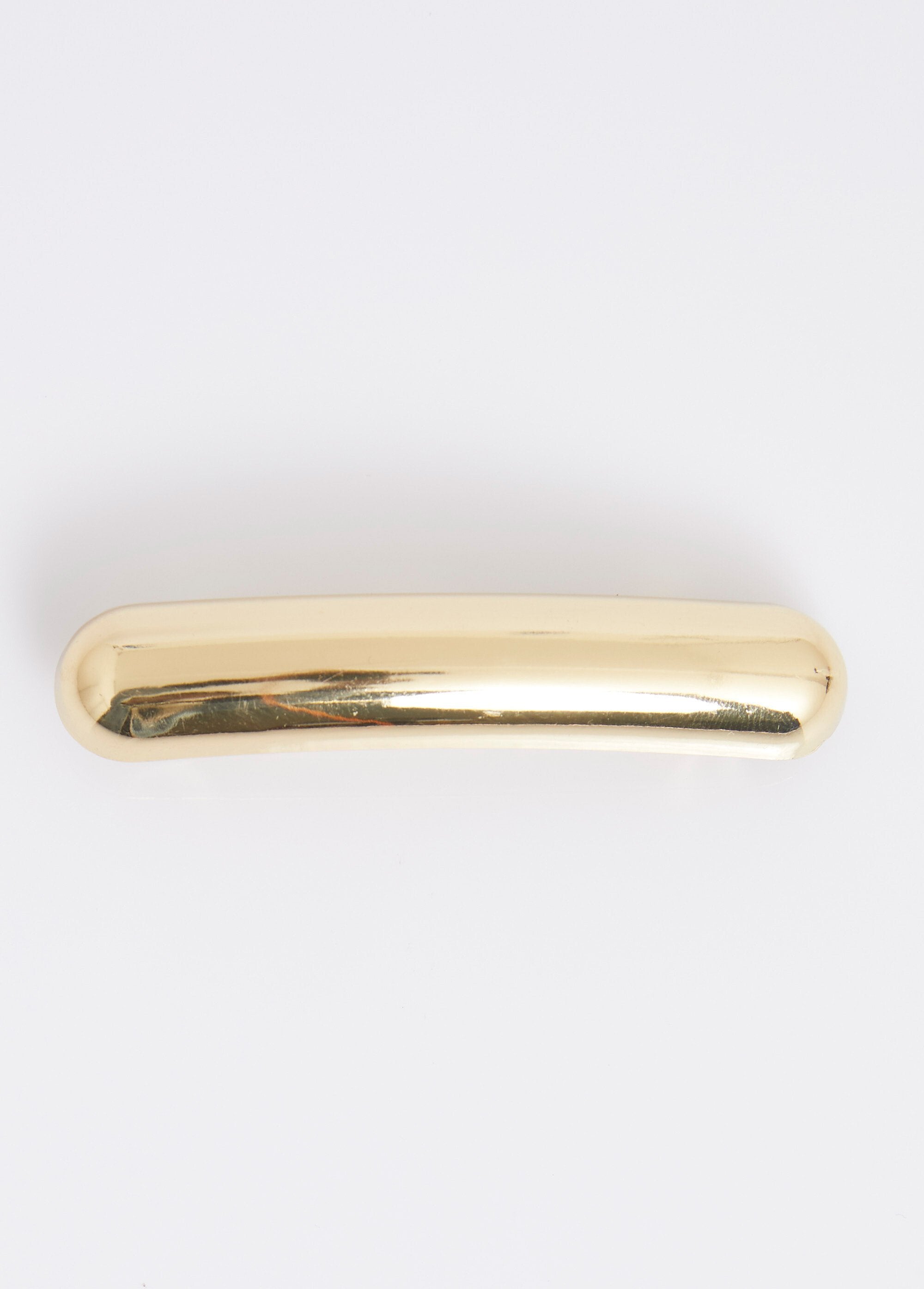 Curved_stainless_steel_barrette_Golden_DE2_slim