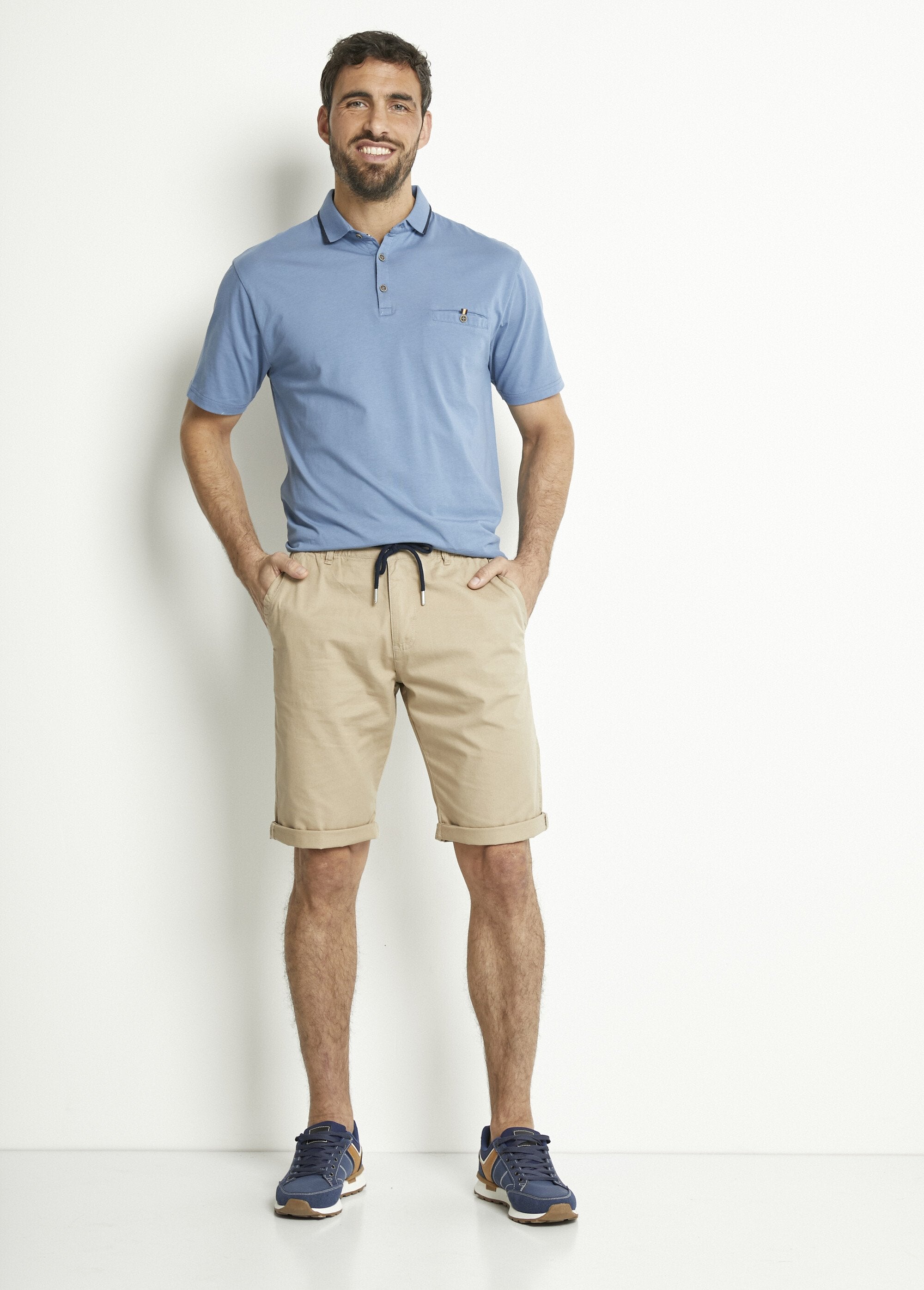 Cotton_Bermuda_shorts_with_elasticated_waistband_Beige_SF1_slim