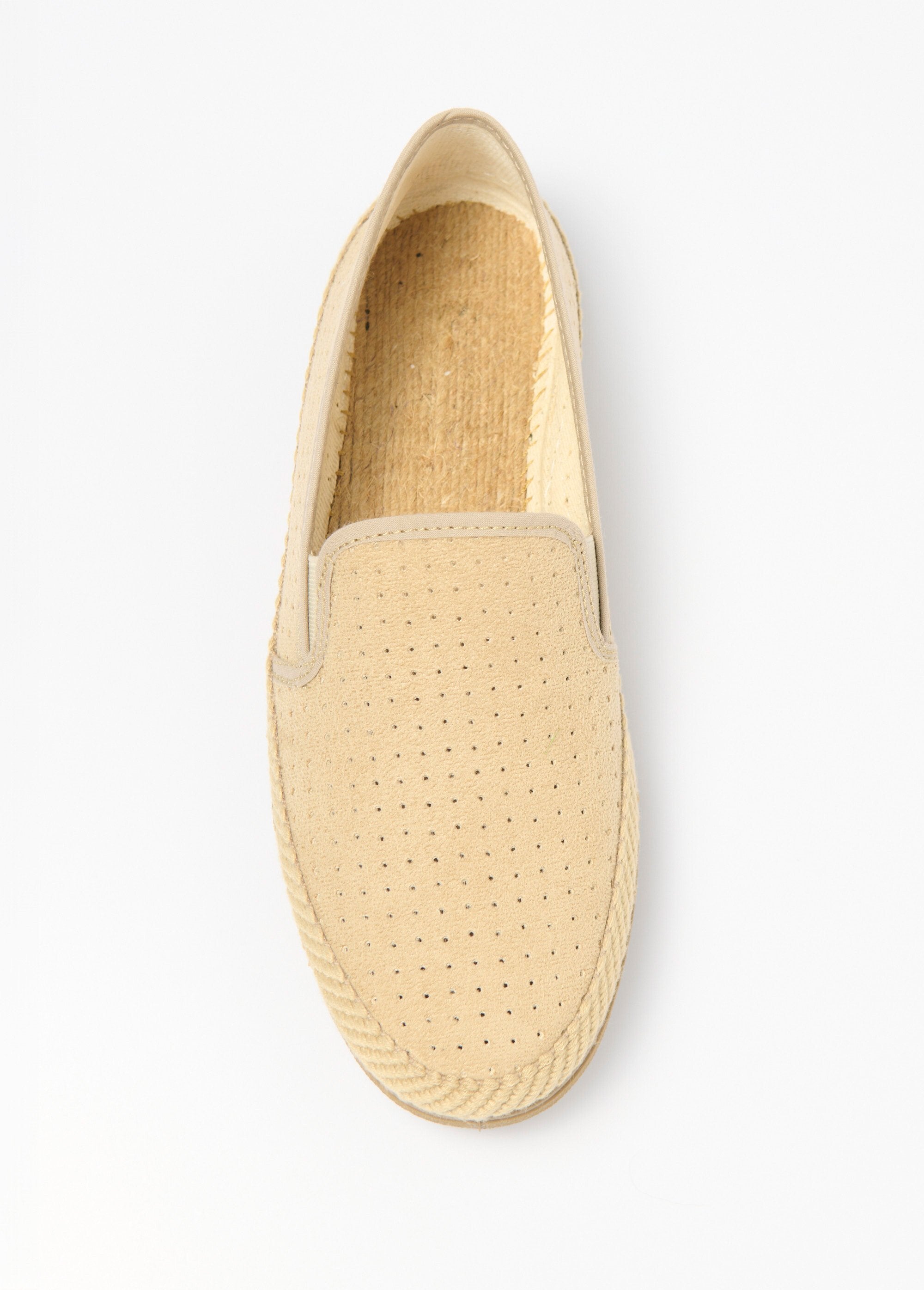 Elasticated_perforated_canvas_loafers_Beige_OV1_slim