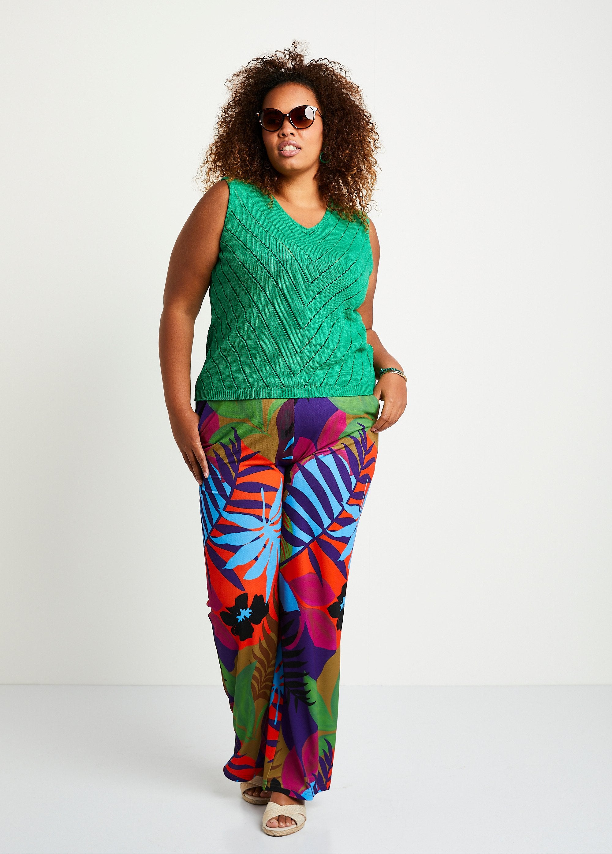 Loose_printed_elasticated_waist_pants_Multicolor_SF1_curvy