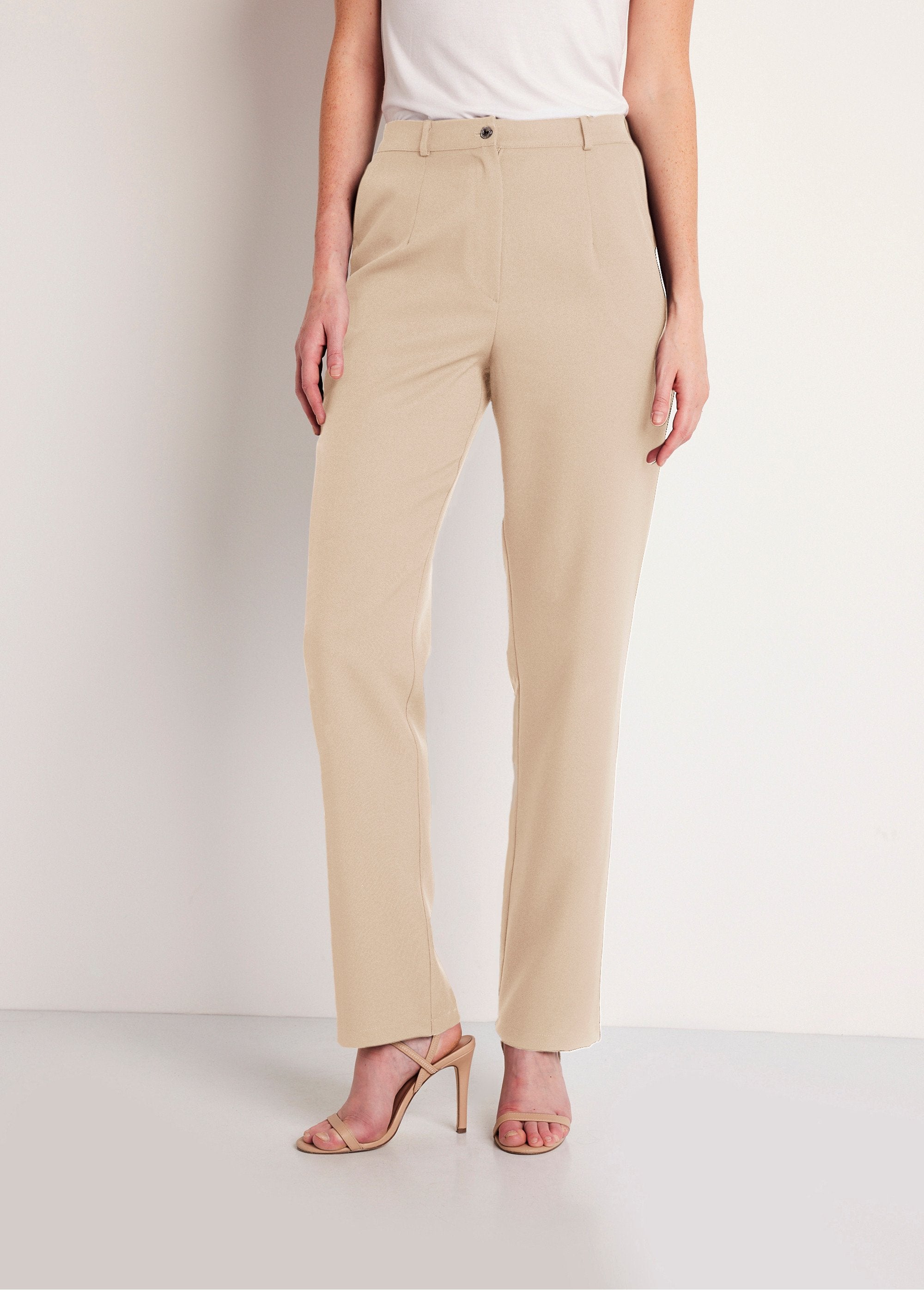 Plain_straight_pants_with_semi-elasticated_waist_Sand_FA1_slim