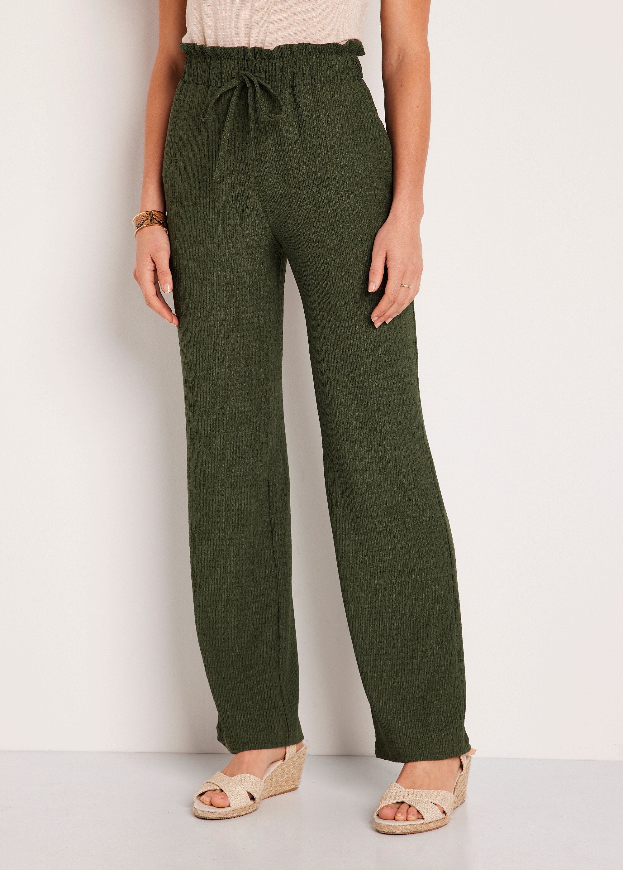 Wide_elasticated_waist_knit_pants_Lime_green_FA1_slim