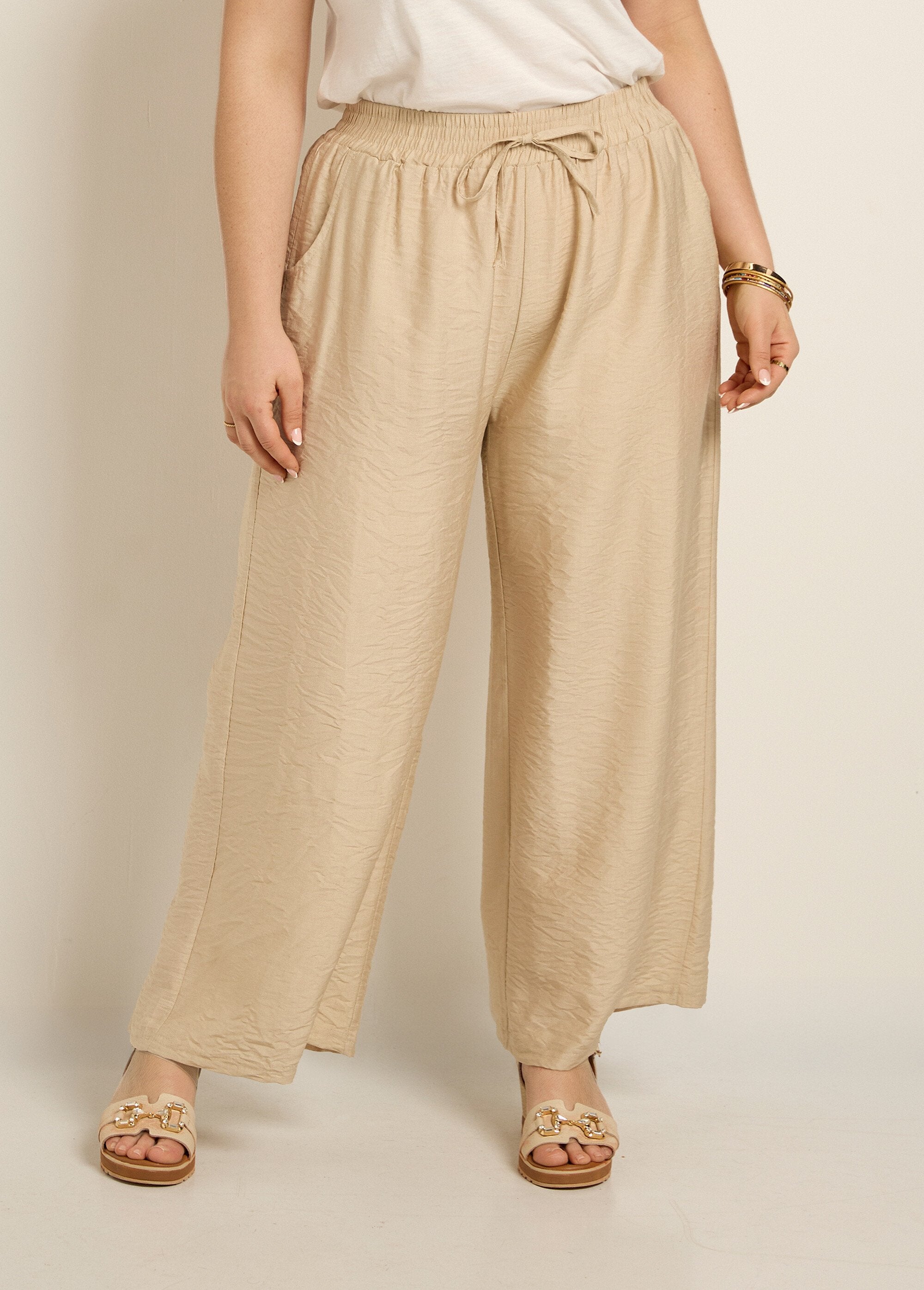 Wide_elasticated_waist_pants,_plain_Beige_FA1_curvy