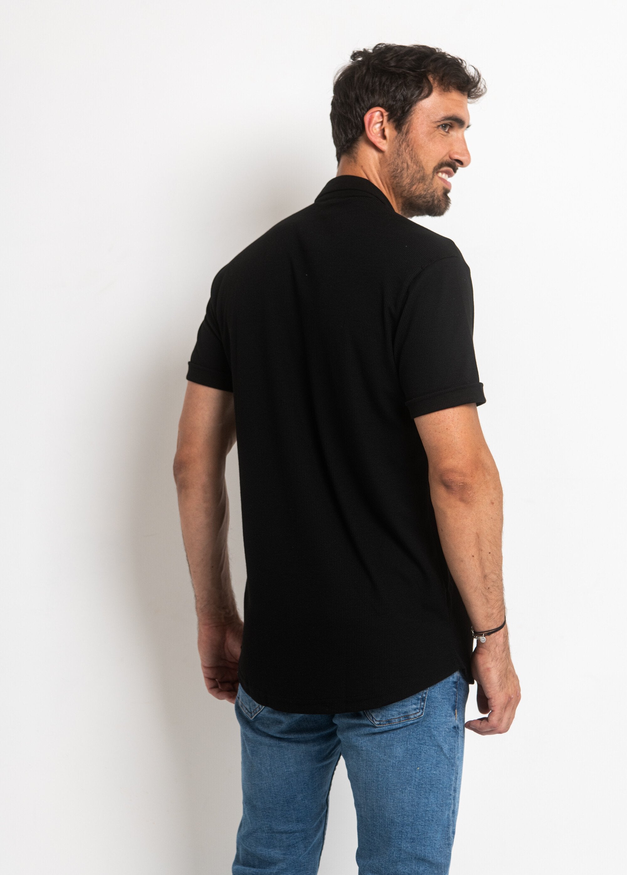 Polo_shirt_style_fine_knit_ribbing_Black_DO1_slim