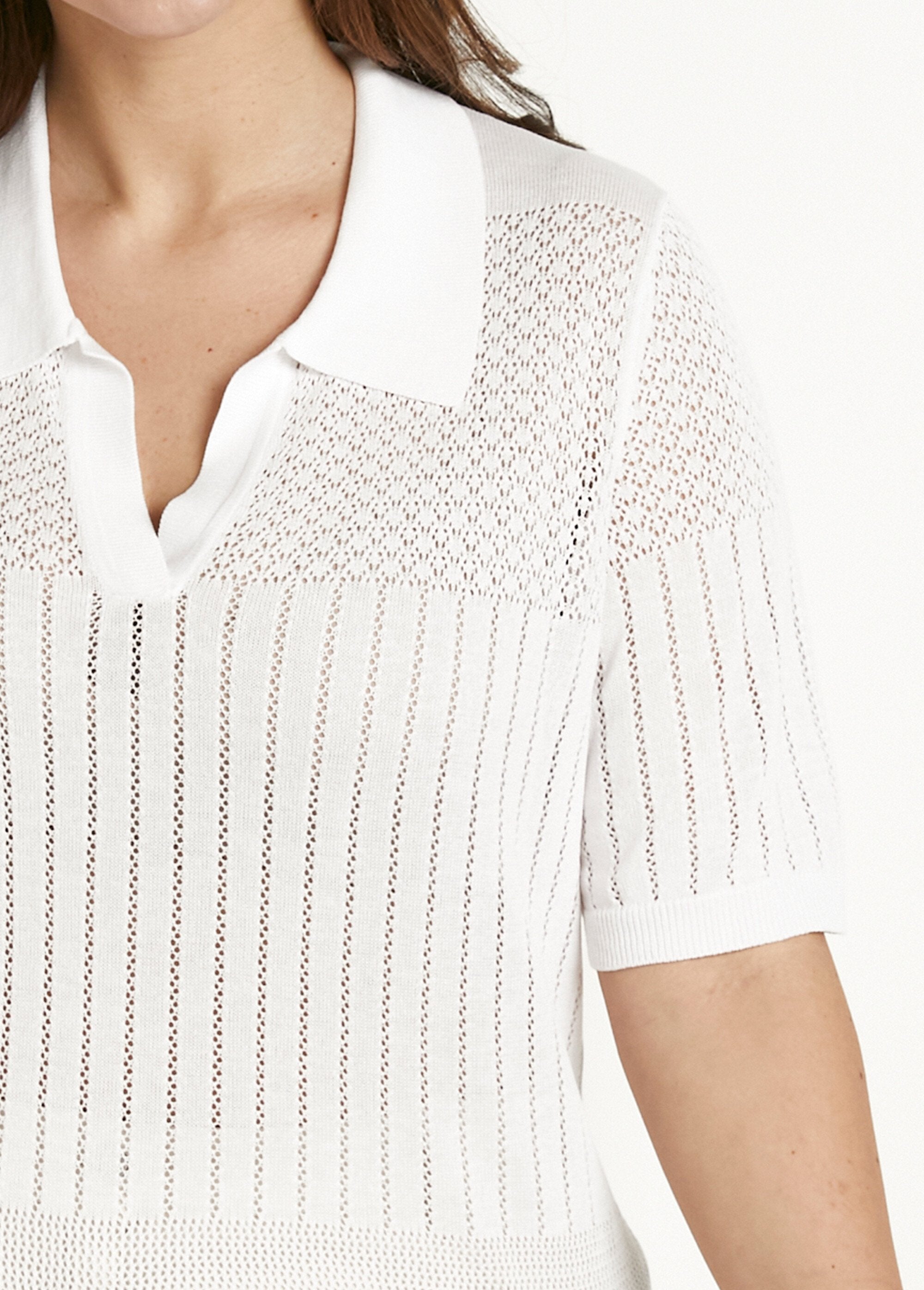 Fine_openwork_polo_neck_sweater_with_short_sleeves_White_DE1_curvy