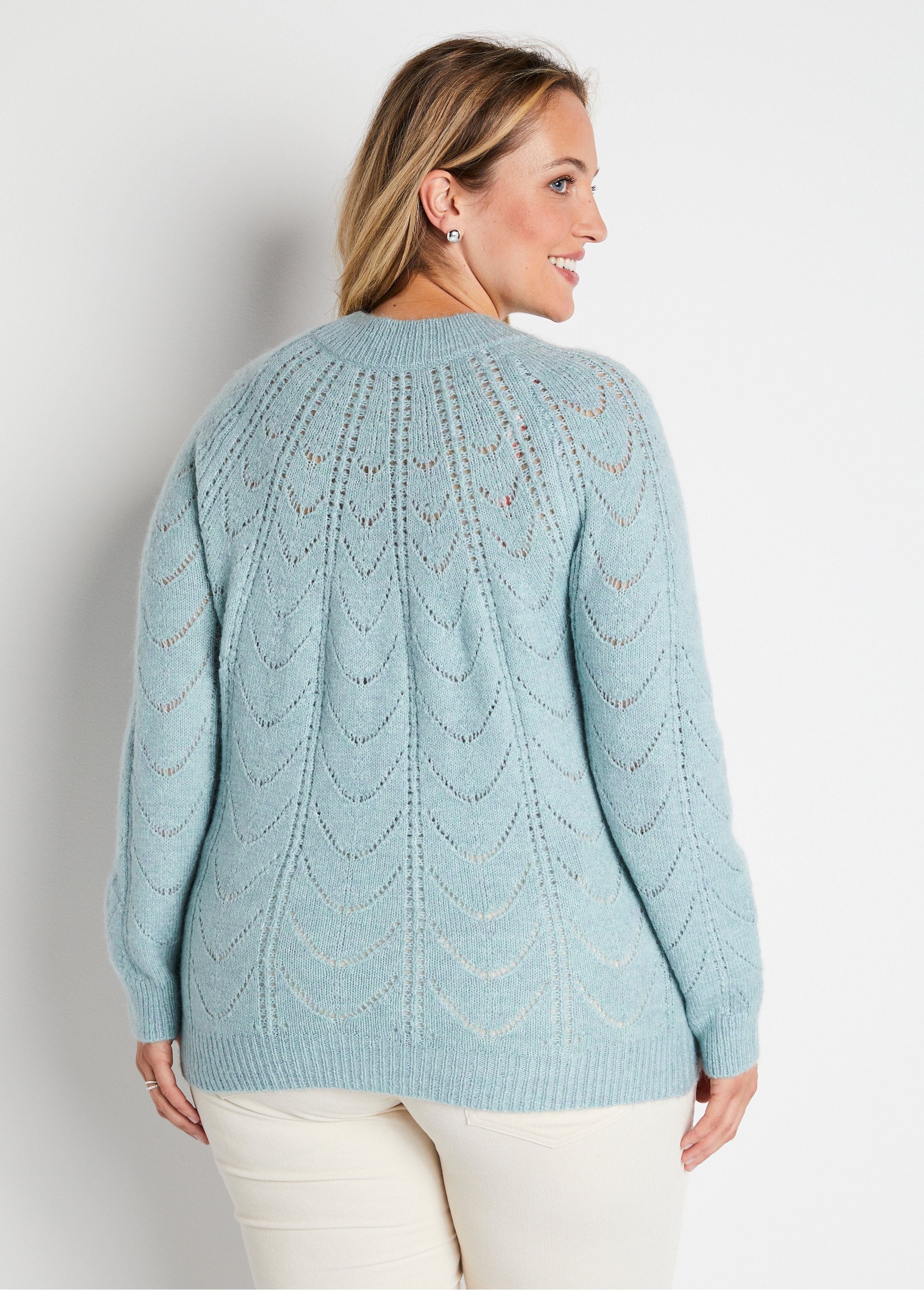 Round_neck_openwork_heathered_knit_sweater_Aqua_DO1_curvy