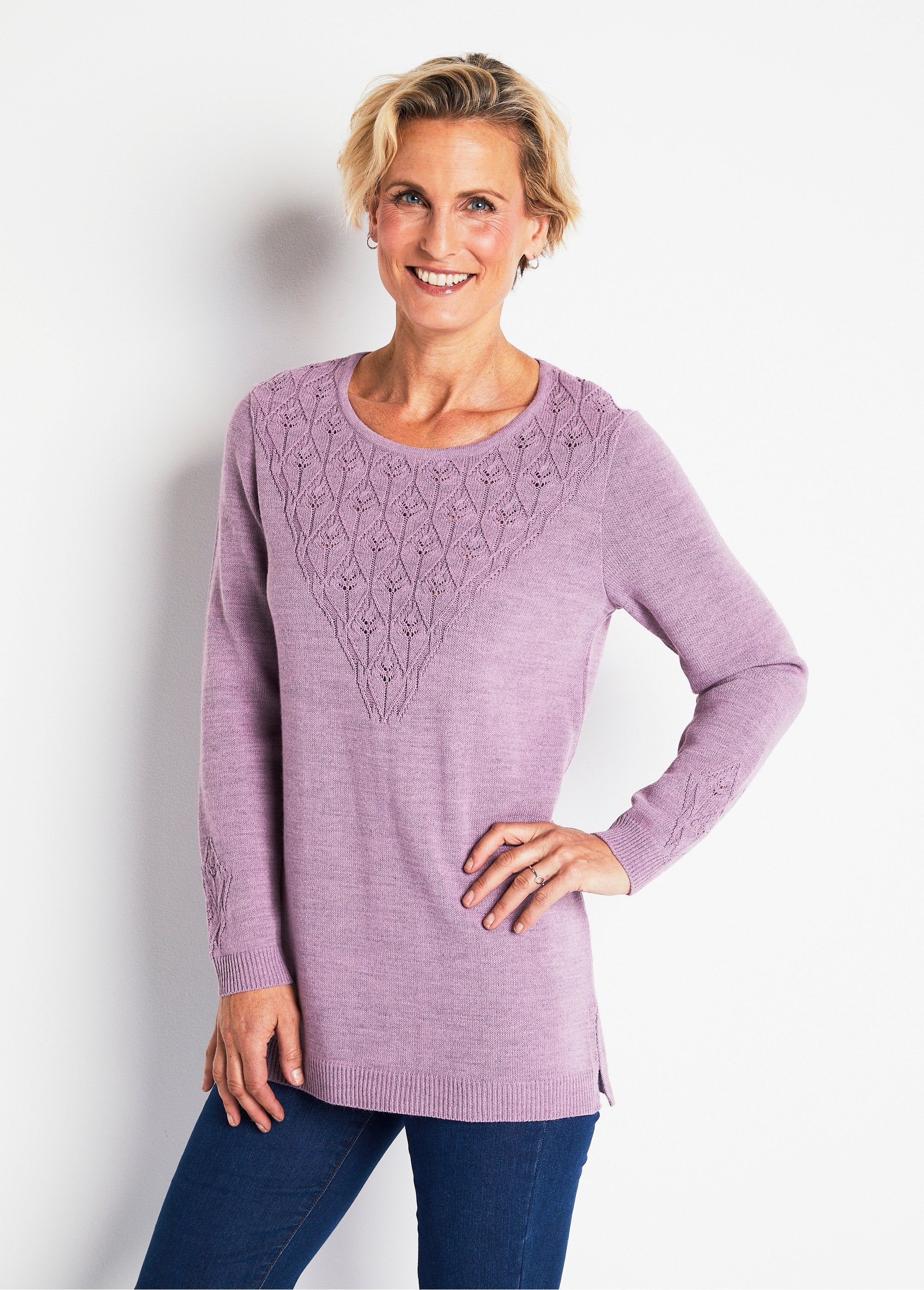 Round_neck_heather_openwork_tunic_sweater_China_parma_FA1_slim