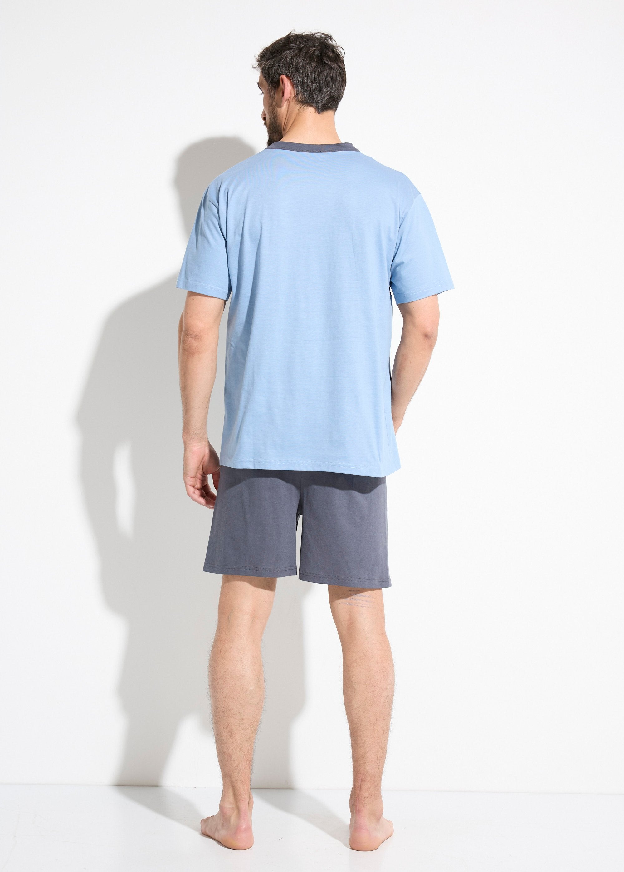 Pyjama_short_coton_bicolore_Bleu_DO1_slim