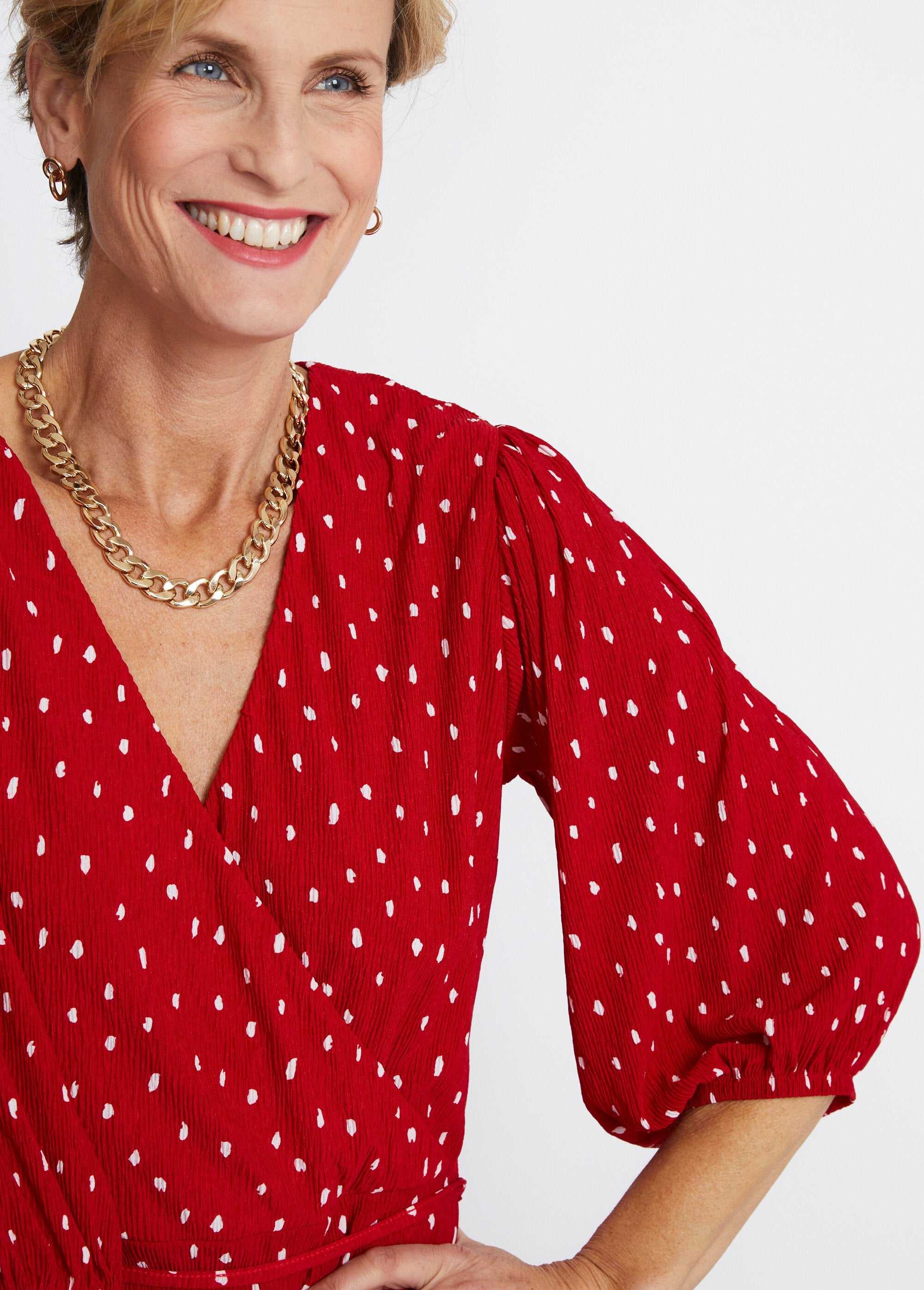 Mid-length_polka_dot_wrap_dress_Red_and_white_DE2_slim