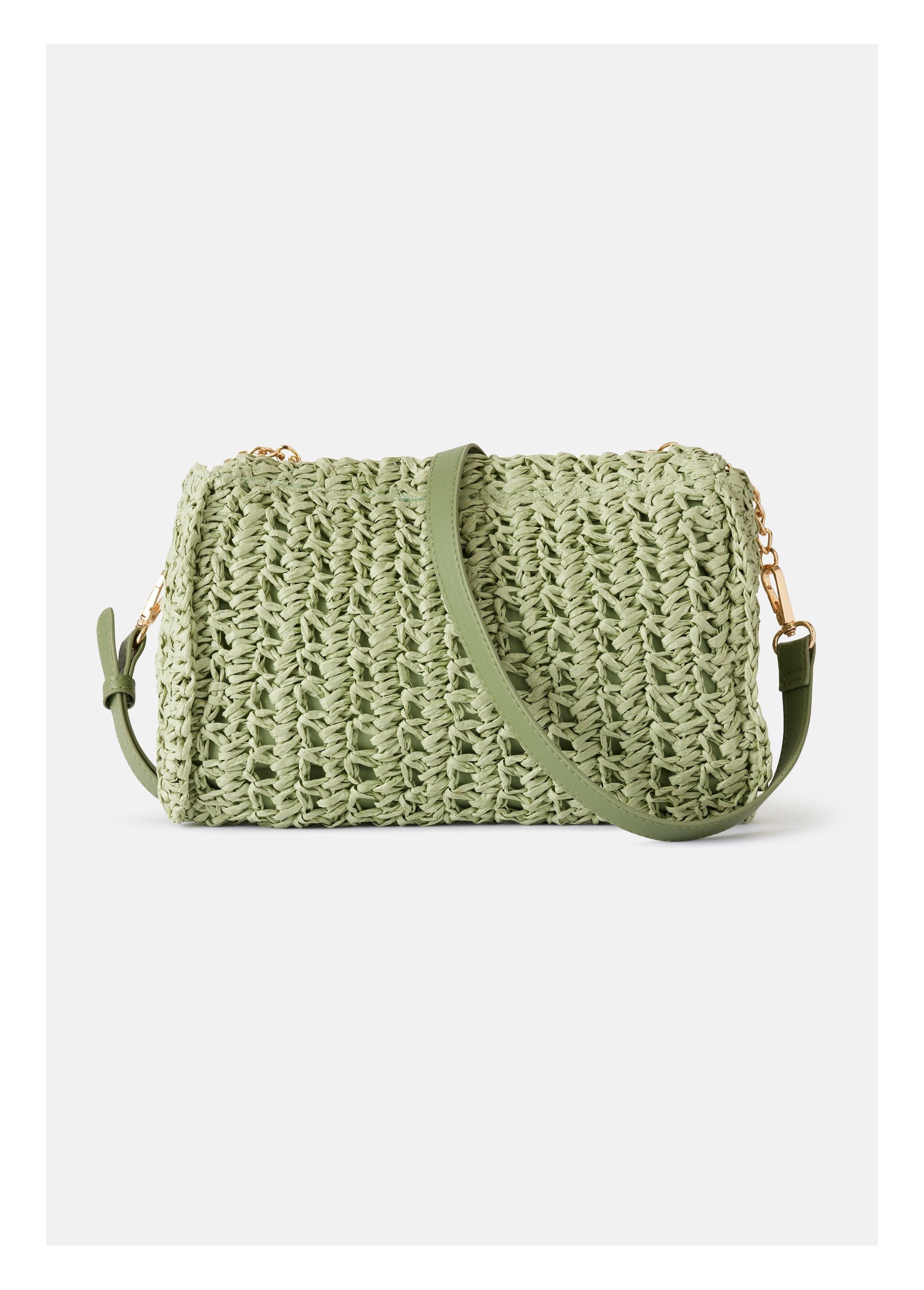 Olive_green_straw_messenger_bag_Olive_DO1_slim