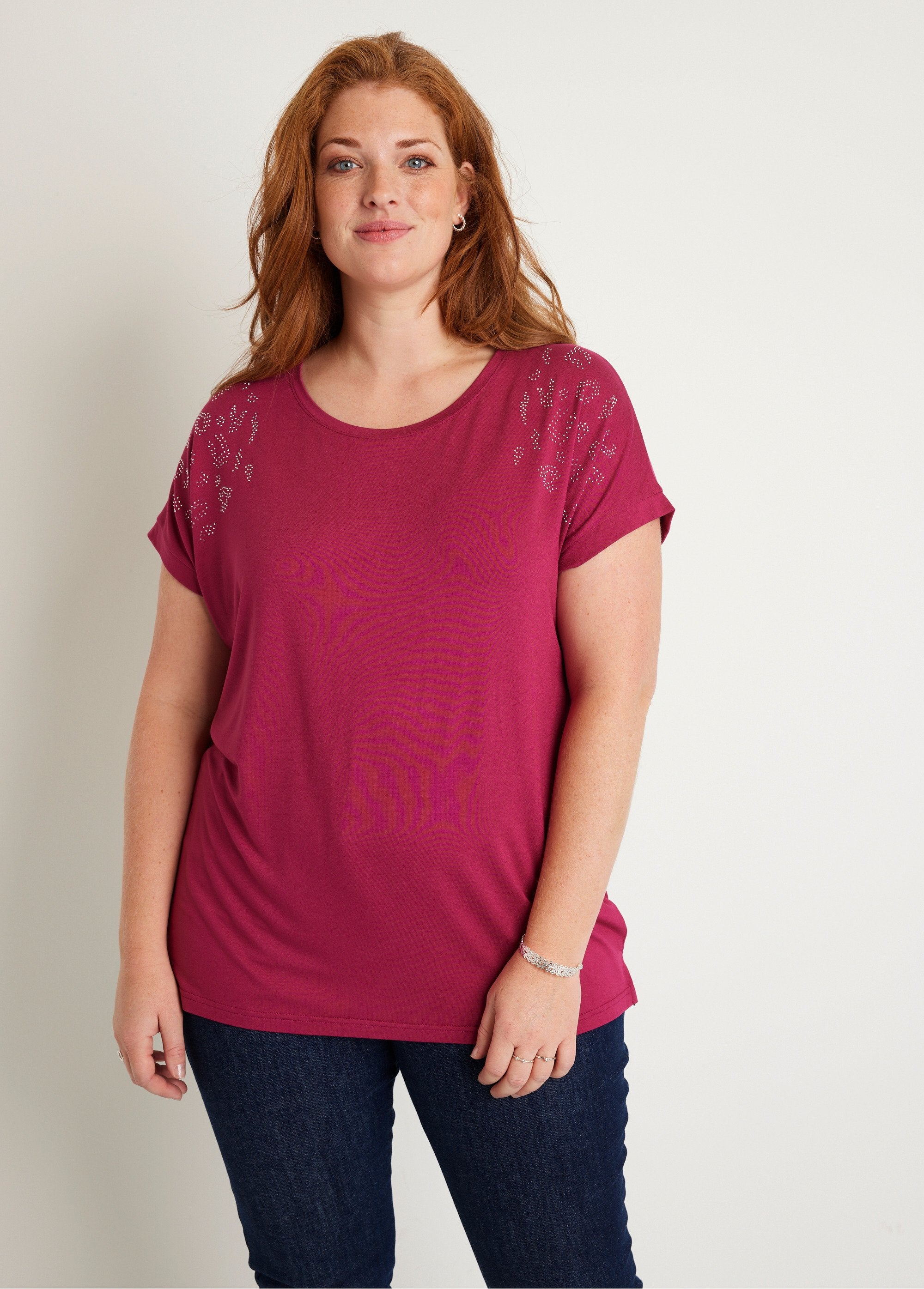 Long_plain_short-sleeved_t-shirt_Fuchsia_FA1_curvy