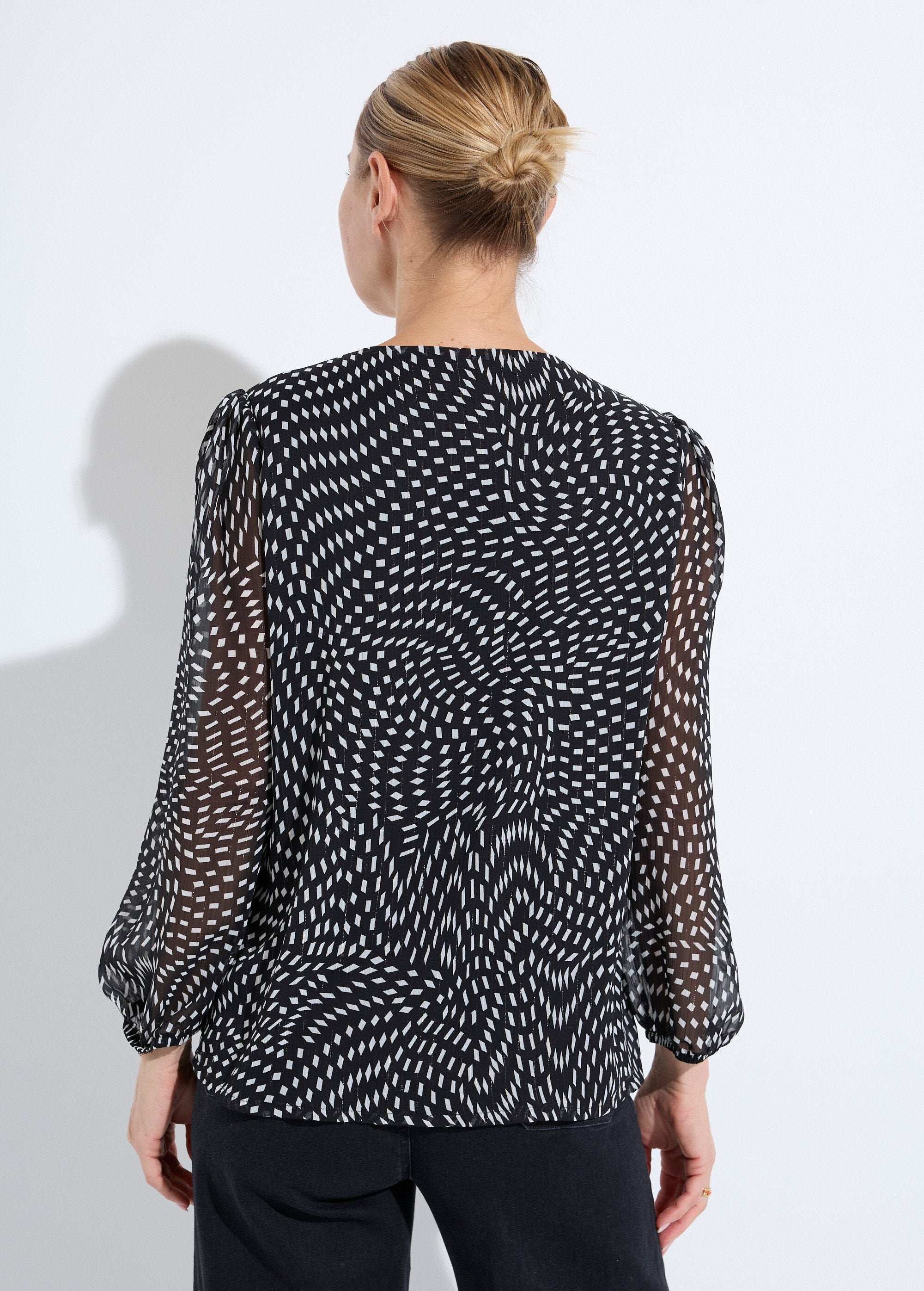 Tunique_manches_longues_voile_graphique_Noir_et_blanc_DO1_slim