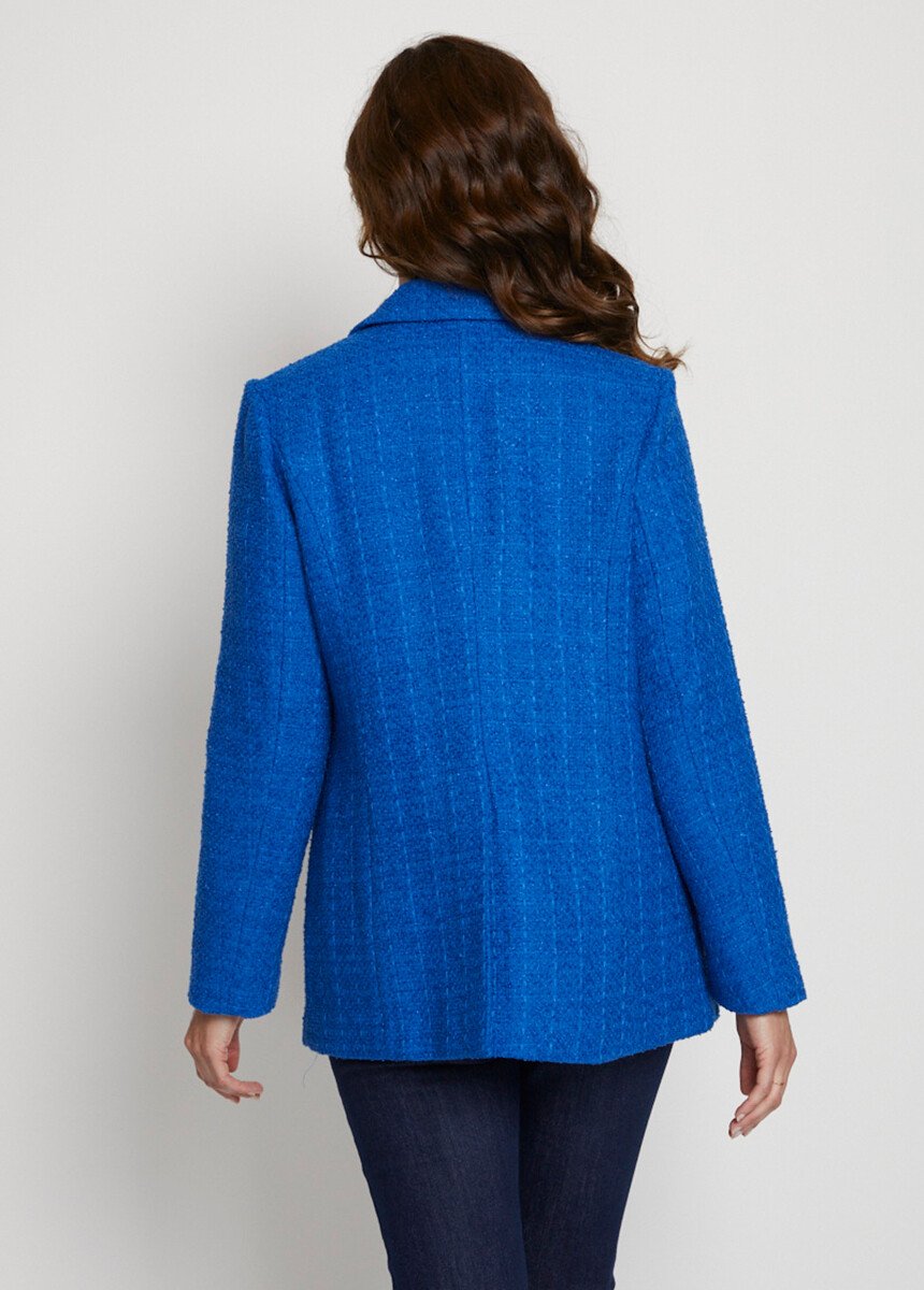 Straight_buttoned_jacket_in_basket_weave_fabric_with_tailored_collar_Hard_blue_DO1_slim